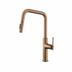 Robinet de Cuisine avec Douchette au Design Contemporain couleur rose