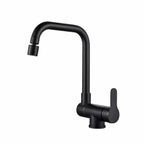 Robinet de Cuisine en Inox avec Bec Escamotable couleur noir