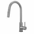 Robinet de Cuisine à Activation Tactile avec Douchette Extractible couleur nickel gris