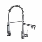Robinet de Cuisine Design en Laiton avec Douchette couleur chrome