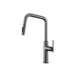 Robinet de Cuisine avec Douchette au Design Contemporain couleur gris